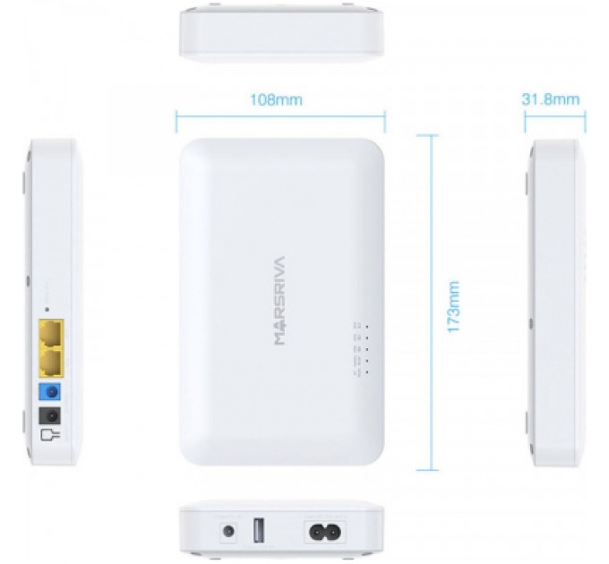 Marsriva Пристрій безперебійного живлення Marsriva KP6 Max (KP6 Max_MARSRIVA)
