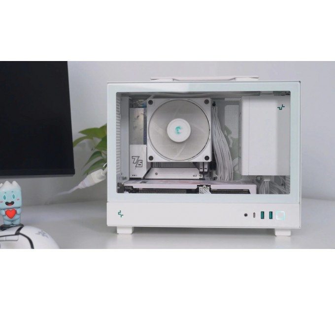 Корпус DeepCool CH160 Mesh White (R-CH160-WHNMI0-G-1) без БЖ