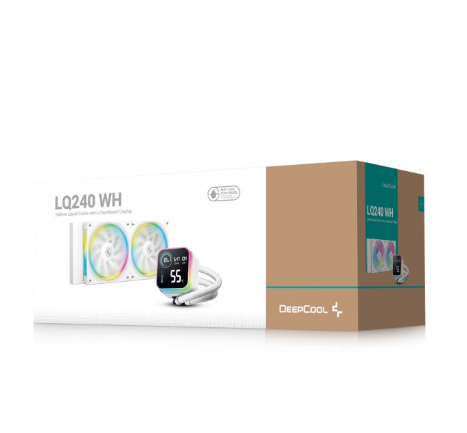 Deepcool Система водяного охолодження DeepCool LQ240 White (R-LQ240-WHDSMC-G-1)