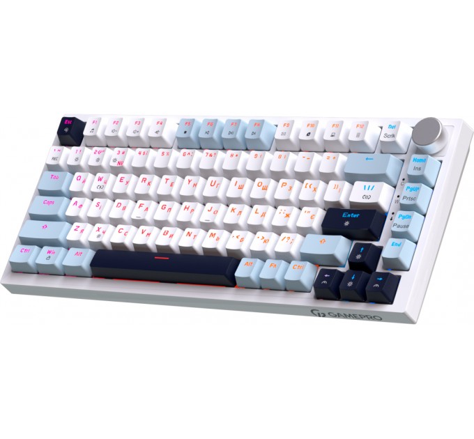 Клавіатура GamePro Genesis Warden MK160BL White