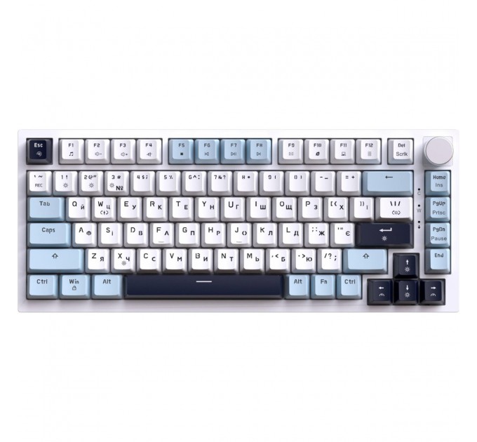 Клавіатура GamePro Genesis Warden MK160BL White