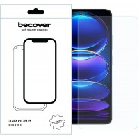 Захисне скло BeCover для Xiaomi Redmi Note 12 4G/Note 12 5G/Poco X5 5G Crystal Clear Glass 3D (709254)
