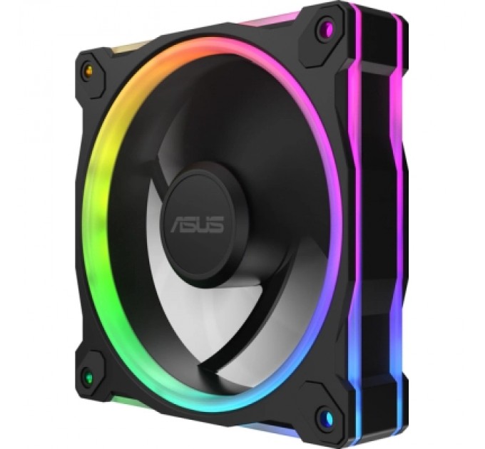 ASUS Кулер до корпусу ASUS PRIME MR120 REVERSE ARGB BLACK 3IN1 (90DA00L0-B09020)