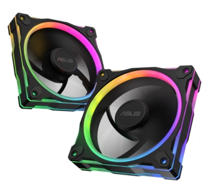 ASUS Кулер до корпусу ASUS PRIME MR120 REVERSE ARGB BLACK 3IN1 (90DA00L0-B09020)