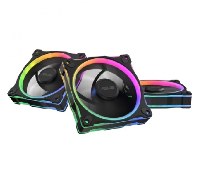 ASUS Кулер до корпусу ASUS PRIME MR120 REVERSE ARGB BLACK 3IN1 (90DA00L0-B09020)