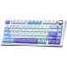 Клавіатура Aula F75 Gasket Reaper Wireless/Bluetooth/USB UA Purple (6978080501479)