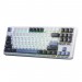 Клавіатура Aula F87 Gasket Greywood V3 Wireless/Bluetooth/USB UA White (6948391208602)