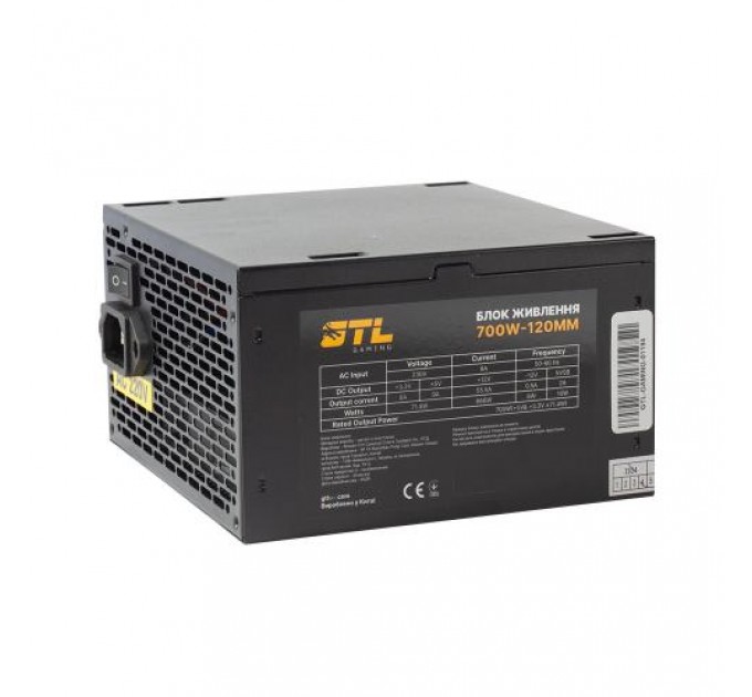 GTL Блок живлення GTL Gaming Star (GTLGS700BK) 700W