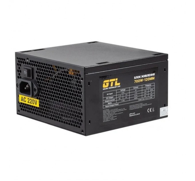 GTL Блок живлення GTL Gaming Star (GTLGS700BK) 700W