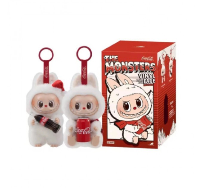 М'яка іграшка No Brand сюрприз Labubu + Coca Cola 17 см Mix color Затемнений пакет (YT42502)