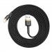 Дата кабель USB 2.0 AM to Lightning 2.0m 1.5A gold-black Baseus (CALKLF-CV1)