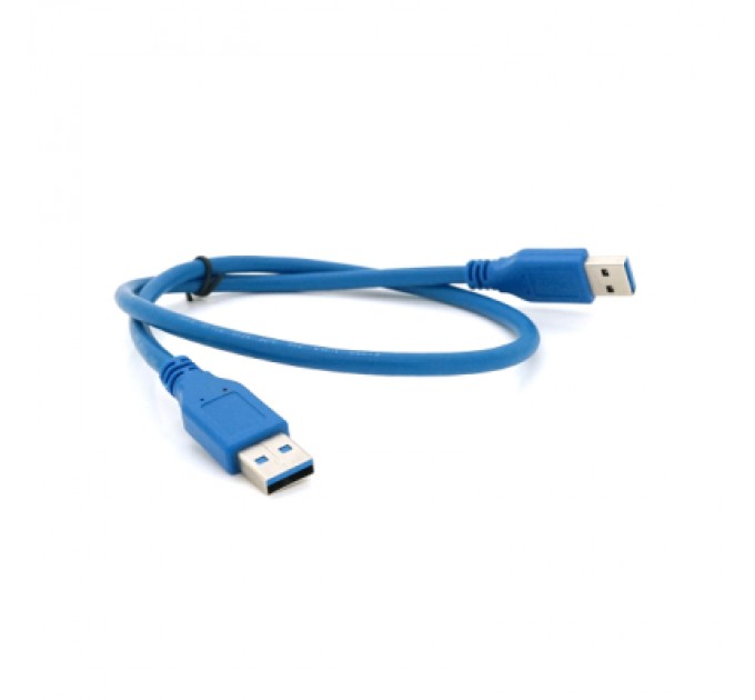 Voltronic Дата кабель USB 3.0 AM/AM 0.6m Blue Voltronic (YT-3.0AM+AM-0.6)