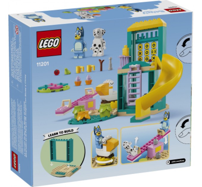 LEGO Конструктор LEGO Bluey Веселощі з Блуї та Хлоєю на ігровому майданчику (11201)