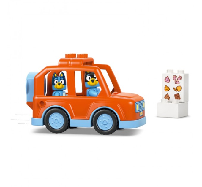 LEGO Конструктор LEGO DUPLO Bluey Подорож із морозивом із Блуї (10458)