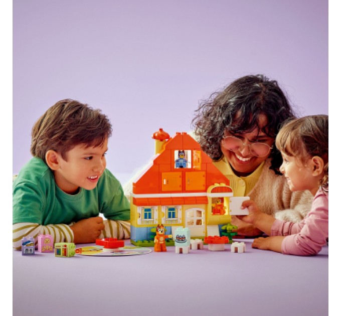 LEGO Конструктор LEGO DUPLO Bluey Родинний дім Блуї із грою на запам'ятовування (10459)