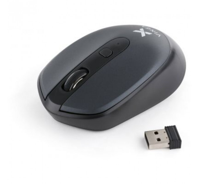 Мишка Vinga MSW-908 Silent Click grey
