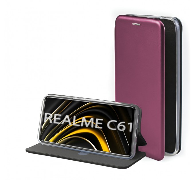 BeCover Чохол-книжка BeCover Exclusive для Realme C61 Red Wine (712556)