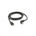 Merlion Кабель мультимедійний HDMI M to HDMI M 1.5m V1.4 90° corner black Merlion (YT-HDMI(M)/(M)HS-1.5m-90°)