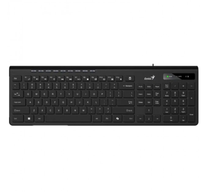 Genius Клавіатура Genius SlimStar 230II USB UA Black (31310048406)
