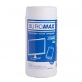 Buromax Серветки Buromax JOBMAX Wet wipes for DISPLAYS 100pcs, tube (BM.0802)