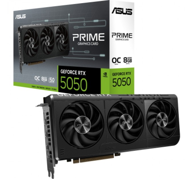 ASUS Відеокарта ASUS GeForce RTX5050 8Gb PRIME OC (PRIME-RTX5050-O8G)