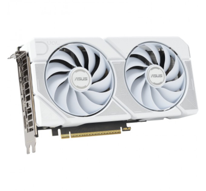 ASUS Відеокарта ASUS GeForce RTX5060Ti 16Gb DUAL WHITE OC (DUAL-RTX5060TI-O16G-WHITE)
