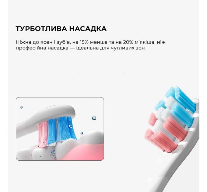 Oclean Електрична зубна щітка Oclean X Kids Set Electric Toothbrush Pink