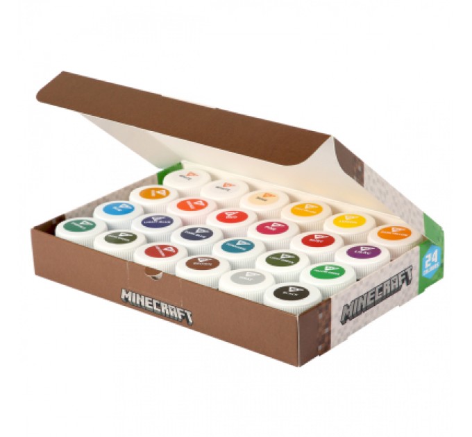 Yes Гуашеві фарби Yes Minecraft 24 кольорів по 20 мл (230409)