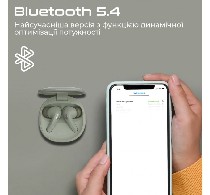 Bluetooth-гарнітура HiFuture Flybuds4 Black