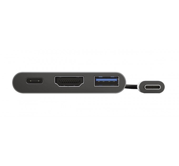 Trust USB-хаб Trust Dalyx Aluminium USB Type-C 3-в-1 (23772)