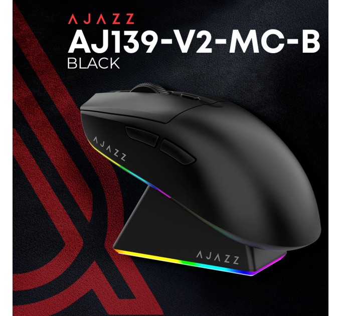 Миша бездротова Ajazz AJ139 V2 Black (AJ139-V2-MC-B)