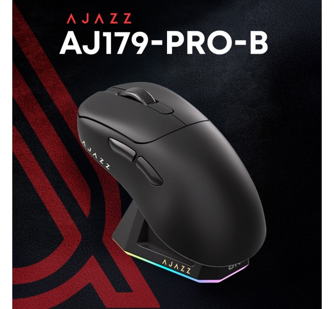 Ajazz Миша бездротова Ajazz AJ179Pro Black (AJ179-PRO-B)