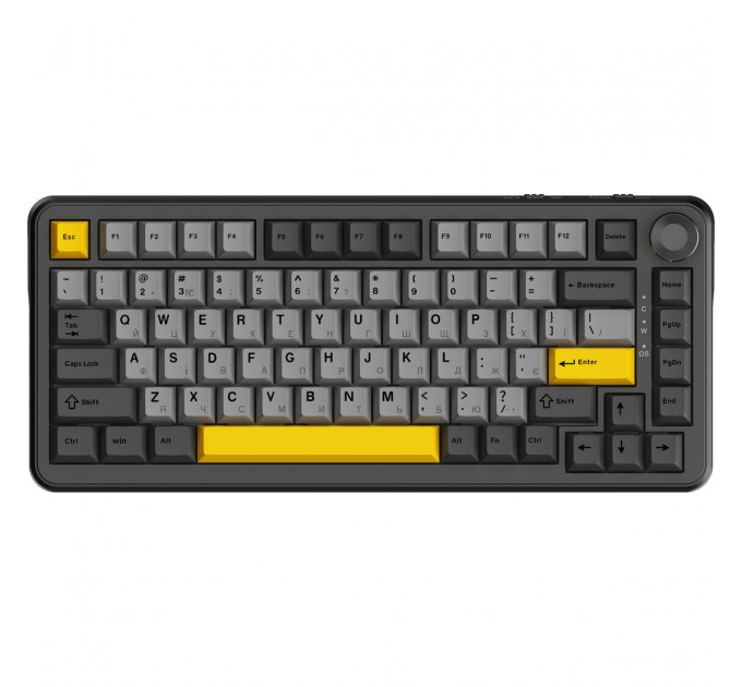 Клавіатура Ajazz AK820 Max Magnetic Switch Black (AK820MAX-WM-BGY)