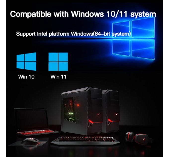 Бездротовий адаптер Fenvi FV-BE200NG Wi-Fi 7, Bluetooth 5.4 Adapter, Tri-band 2.4G/5G/6GHz