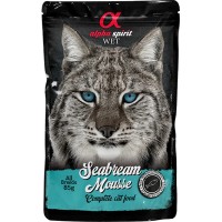 Вологий корм для кішок Alpha Spirit старше 1 року з дорадо 85 г (8436586311551)