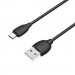 BOROFONE Дата кабель USB 2.0 AM to Micro 5P 1.0m 2.4A black BOROFONE (6931474701770)
