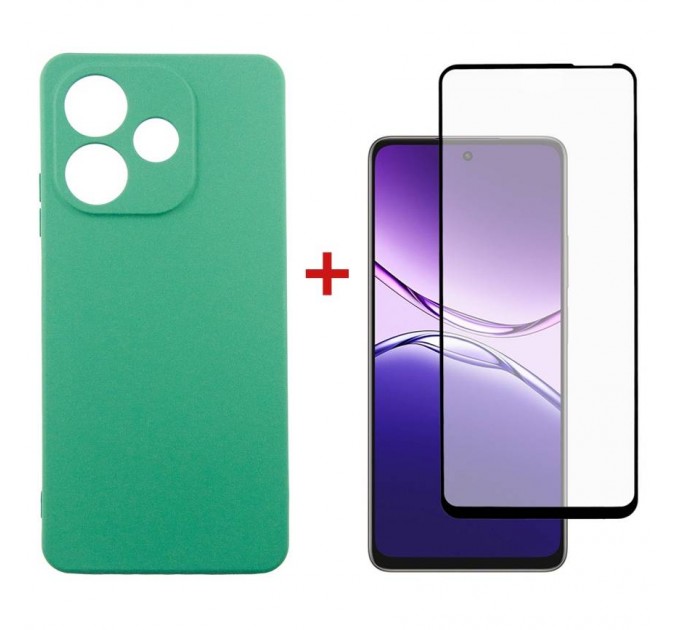 Dengos Чохол-накладка Dengos для Oppo A5 Pro Mint Full Glue (DG-KM-153) + захисне скло