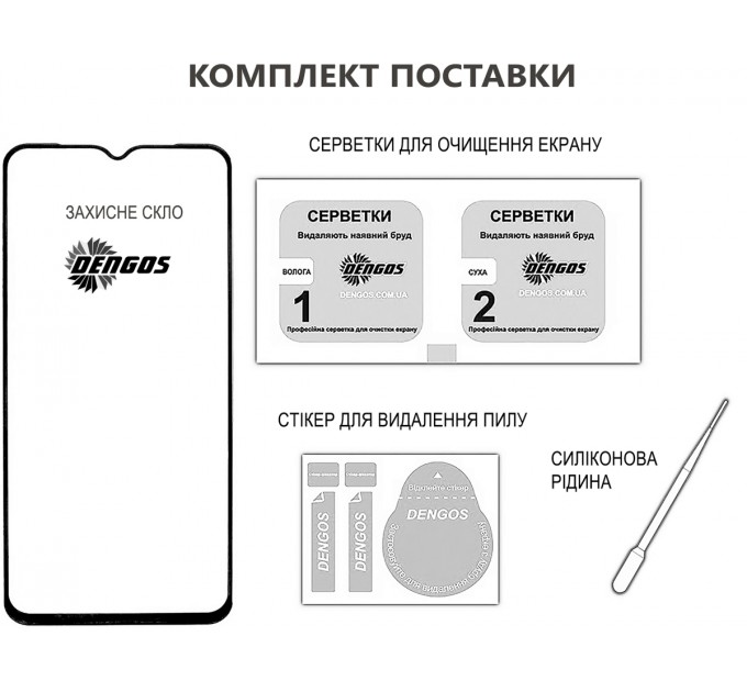 Dengos Захисне скло Dengos для Realme C75 Black Full Glue (TGFG-401)
