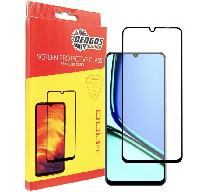 Dengos Захисне скло Dengos для Realme Note 60 Black Full Glue (TGFG-400)