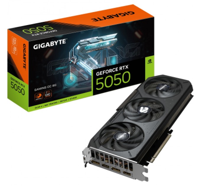 GIGABYTE Відеокарта GIGABYTE GeForce RTX5050 8Gb GAMING OC (GV-N5050GAMING OC-8GD)