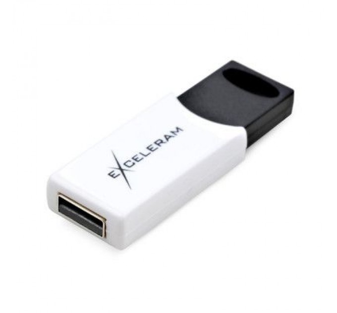 eXceleram USB флеш накопичувач eXceleram 64GB H2 Series White/Black USB 2.0 (EXU2H2W64)