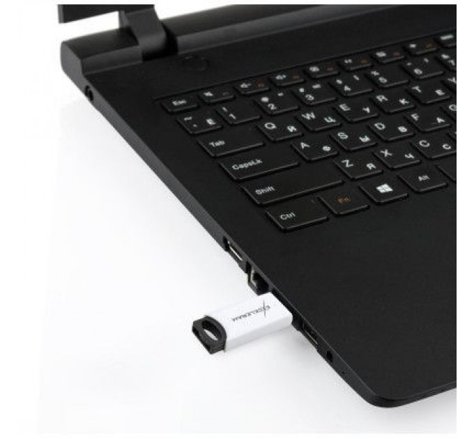 eXceleram USB флеш накопичувач eXceleram 64GB H2 Series White/Black USB 2.0 (EXU2H2W64)
