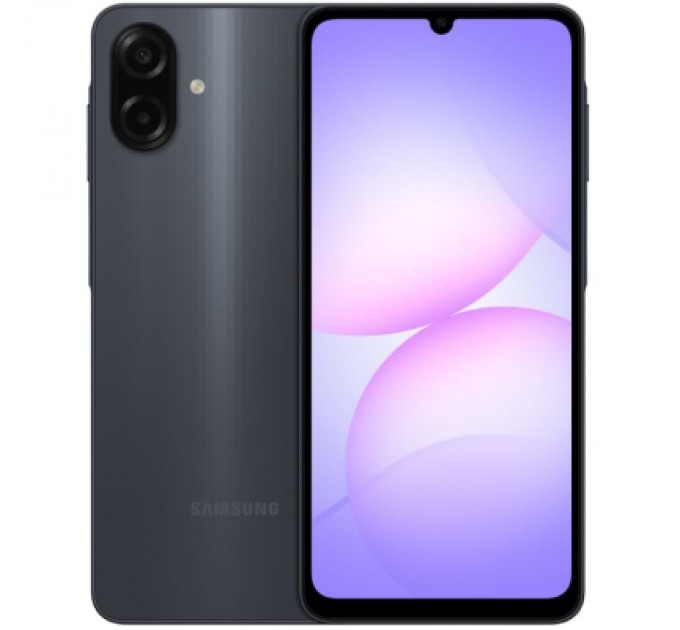 Samsung Мобільний телефон Samsung Galaxy A07 4/128Gb Black (SM-A075FZKGSEK)