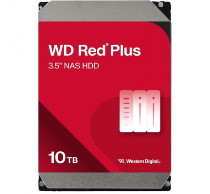 WD Жорсткий диск 3.5" 10TB Red Plus WD (WD100EFGX)