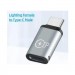 Перехідник Lightning F to USB-C M gray XoKo (XK-AC-027)