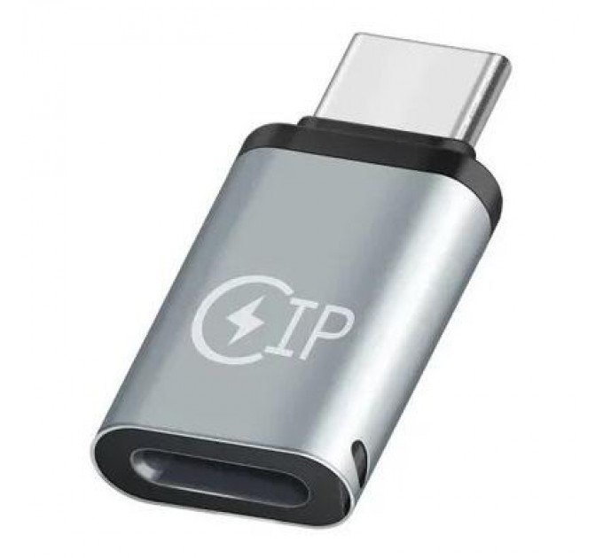 Перехідник Lightning F to USB-C M gray XoKo (XK-AC-027)