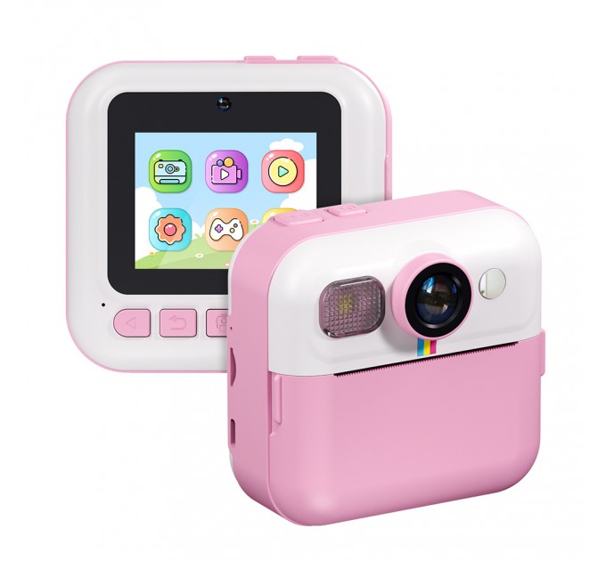 ColorWay Дитячий фотоапарат ColorWay з функцією моментального друку Pink (CW-PHP01P)