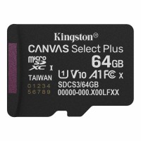 Карта пам`яті MicroSDXC 64GB UHS-I Class 10 Kingston Canvas Select Plus R150MB/s (SDCS3/64GBSP)
