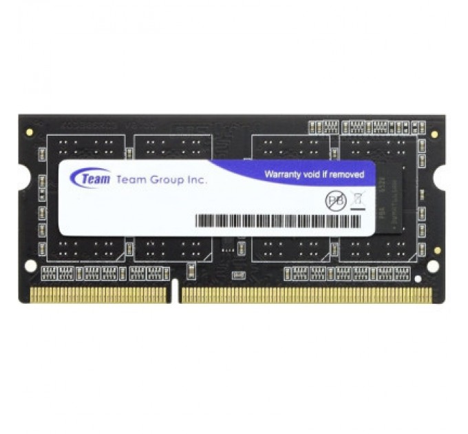 Team Модуль пам'яті для ноутбука SoDIMM DDR3L 4GB 1600 MHz Team (TED3L4G1600C11-S01)