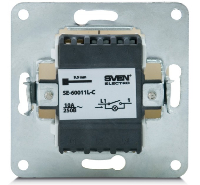 Вимикач Sven SE-60011L-C cream (7100034)